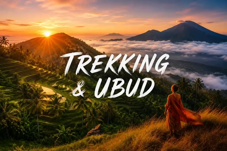 Tegalalang rice terrace ubud bali with green rice paddies