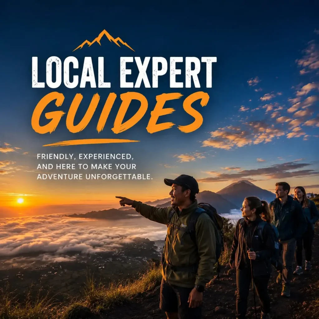 Friendly local guides with years of trekking experience.