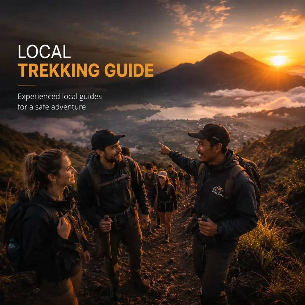 Sunrise trekking at Mount Batur